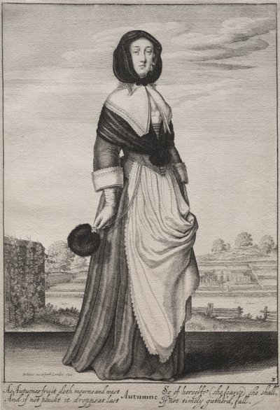 The Seasons: Autumn by Wenceslaus Hollar