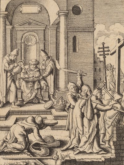 The Washing of Hands by Wenceslaus Hollar