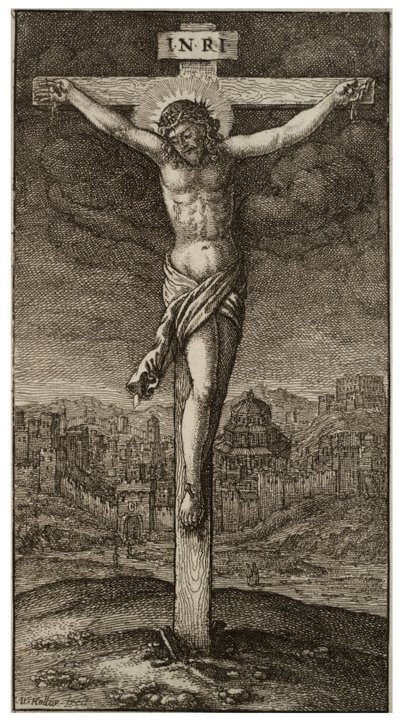 The Crucifixion by Wenceslaus Hollar
