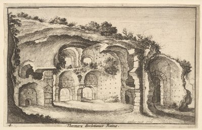 Thermaru Diocletiani Ruinae (Baths of Diocletian) by Wenceslaus Hollar