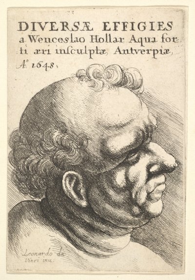 Title Page, Diversae Effigies by Wenceslaus Hollar