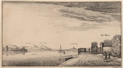 View of Lewenberg by Wenceslaus Hollar