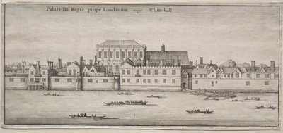 Views of London: Whitehall from the River by Wenceslaus Hollar
