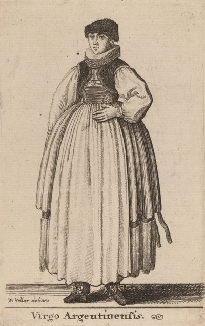 Virgin of Strasbourg by Wenceslaus Hollar