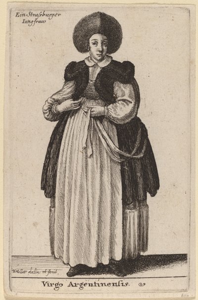 Virgo Argentinensis by Wenceslaus Hollar