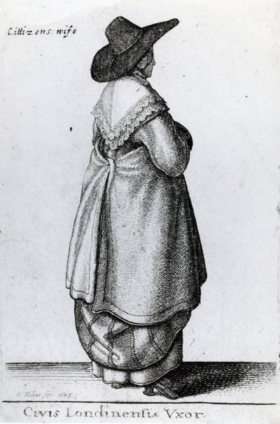Wife of a Citizen of London by Wenceslaus Hollar