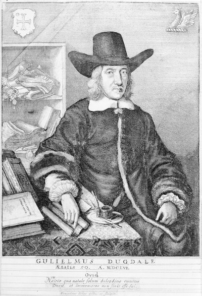 William Dugdale by Wenceslaus Hollar