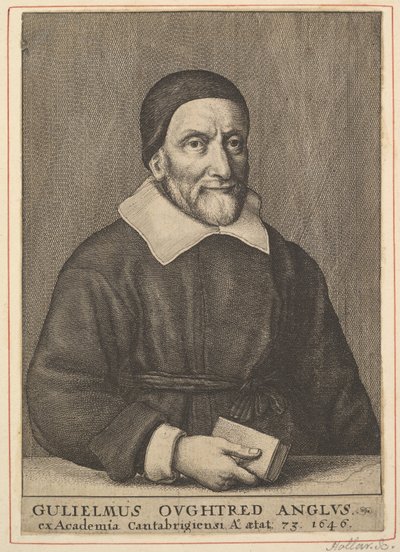 William Oughtred, 1644 by Wenceslaus Hollar