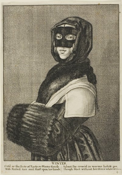 Winter by Wenceslaus Hollar