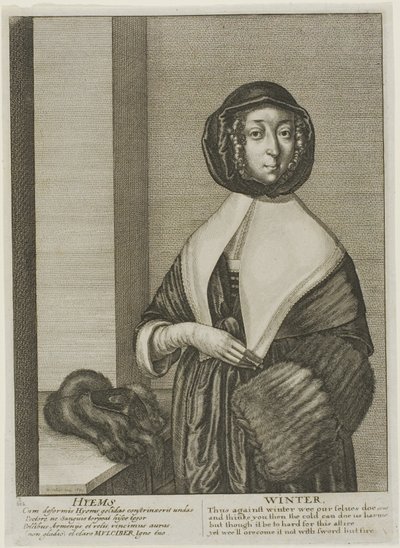 Winter by Wenceslaus Hollar
