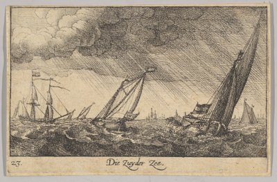 Zuiderzee by Wenceslaus Hollar