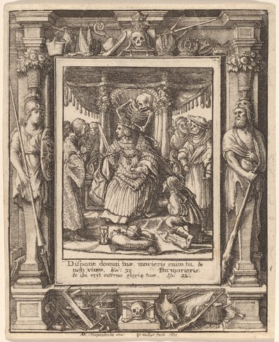 Emperor by Wenceslaus Hollar after Hans Holbein the Younger after Abraham van Diepenbeeck