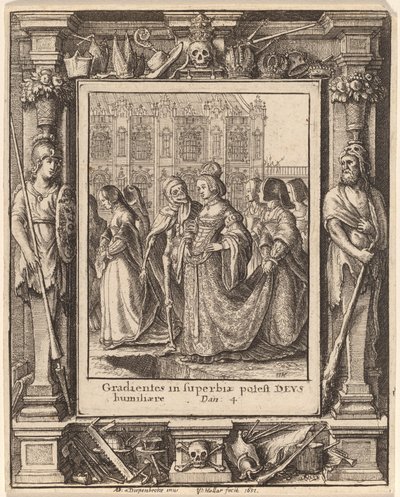 Empress by Wenceslaus Hollar after Hans Holbein the Younger after Abraham van Diepenbeeck