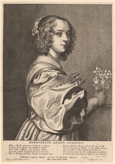 Margaret Lemon by Wenceslaus Hollar after Sir Anthony van Dyck