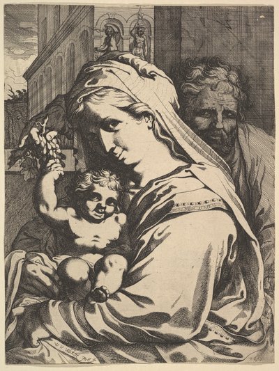 Holy Family, 1612 by Werner Jacobsz. van den Valckert