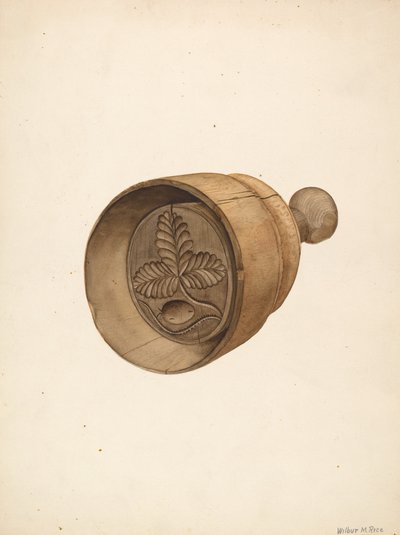 Butter Mold by Wilbur M Rice