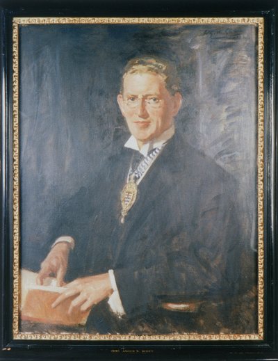 Sir Angus Newton Scott by Wilfred Gabriel de Glehn