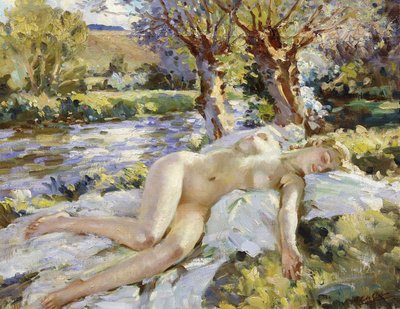 Summer on the Avon by Wilfred Gabriel de Glehn