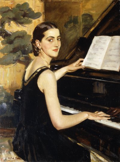 The Pianist by Wilfred Gabriel de Glehn