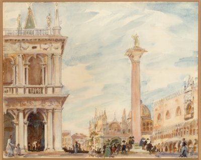 The Piazzetta, Venice by Wilfrid de Glehn
