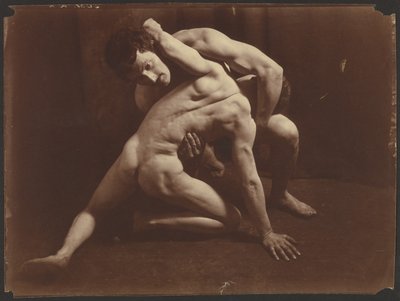 Wrestlers by Wilhelm Baron von Gloeden