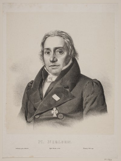 Rector Michael Nielsen by Wilhelm Bendz