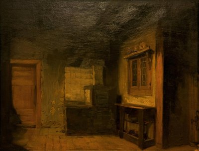 Kitchen in the Parsonage in Wiedensahl by Wilhelm Busch