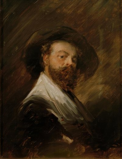 Self-Portrait in Dutch Costume by Wilhelm Busch