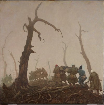 Transport of the Wounded by Wilhelm Dachauer