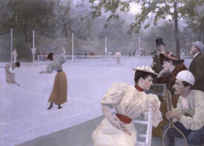 Municipal Tennis Court by Wilhelm Gause