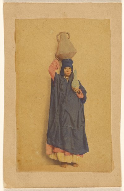 Woman Carrying Water Jugs by Wilhelm Hammerschmidt