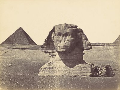 Head of the Sphinx, ca. 1860 by Wilhelm Hammerschmidt