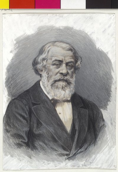 Eudoxius Baron von Hormuzaki by Wilhelm Hecht