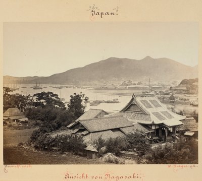 View of Nagasaki by Wilhelm J. Burger