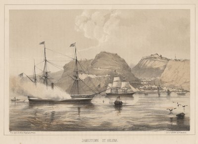 Jamestown, St. Helena, 1855 by Wilhelm Joseph Heine