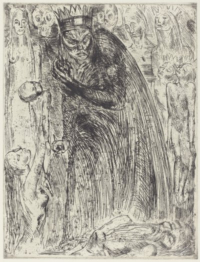 Macbeth V (The Vision of Lady Macbeth) by Wilhelm Lehmbruck