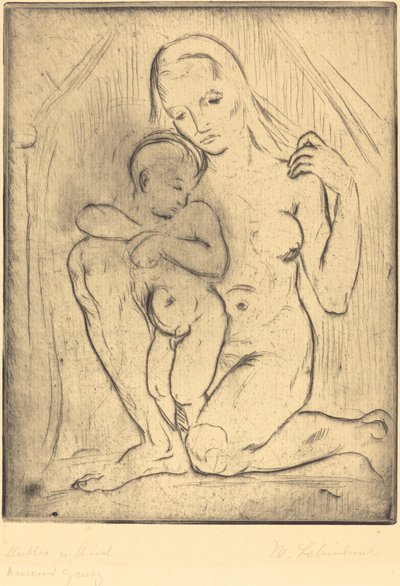Mother and Child by Wilhelm Lehmbruck
