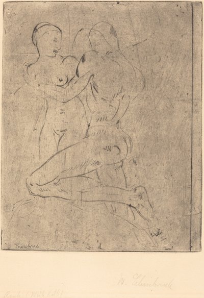 Rape II by Wilhelm Lehmbruck