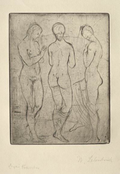 Three Women by Wilhelm Lehmbruck