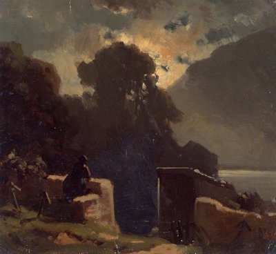 Moon Landscape by Wilhelm Lichtenheld