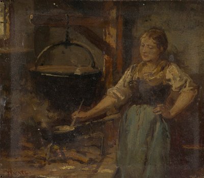 Peasant Interior by Wilhelm Marc