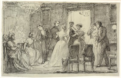 Ballet Begins by Wilhelm Marstrand