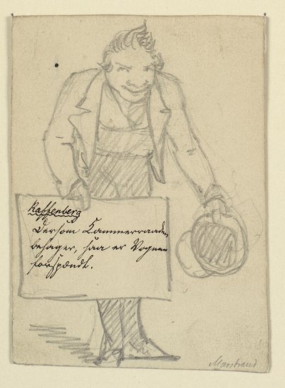 Bowing Coachman. The Invitation (to Raffenberg) by Wilhelm Marstrand