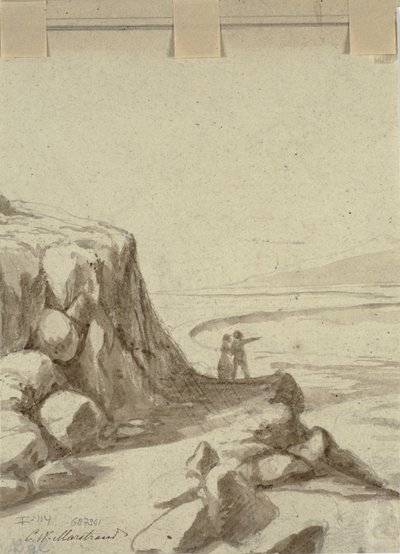 Shop Scene by Wilhelm Marstrand