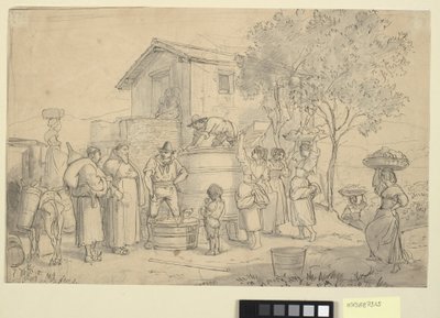 The Wine is Pressed by Wilhelm Marstrand