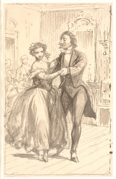 The First Couple at the Ball by Wilhelm Marstrand