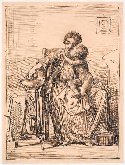 Boy to be Washed by Wilhelm Marstrand
