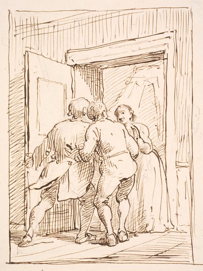 A Scandal by Wilhelm Marstrand