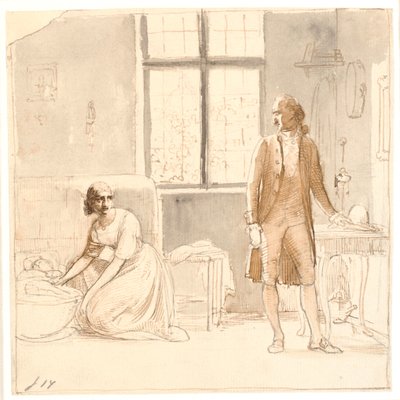 Goethe with the Widow in Rome by Wilhelm Marstrand