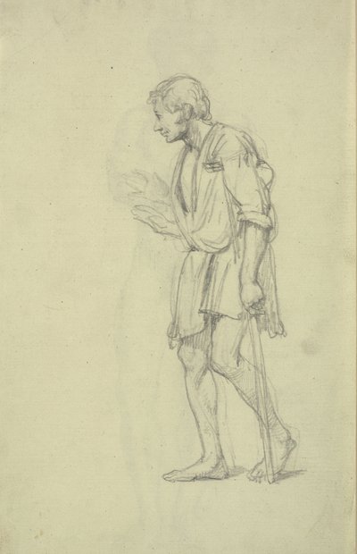 Cripple. Figure Studies by Wilhelm Marstrand